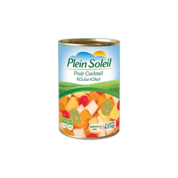 Plein soleil fruit cocktail 425g