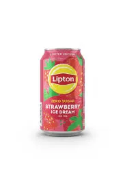 Ice tea lipton strawberry zero sugar