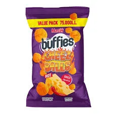 [20254] Master buffies cheez balls hot baked 75000