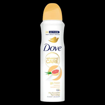 Dove deodorant grapefruit and lemongrass women