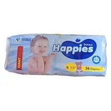 [20195] Happies 6 36 diapers
