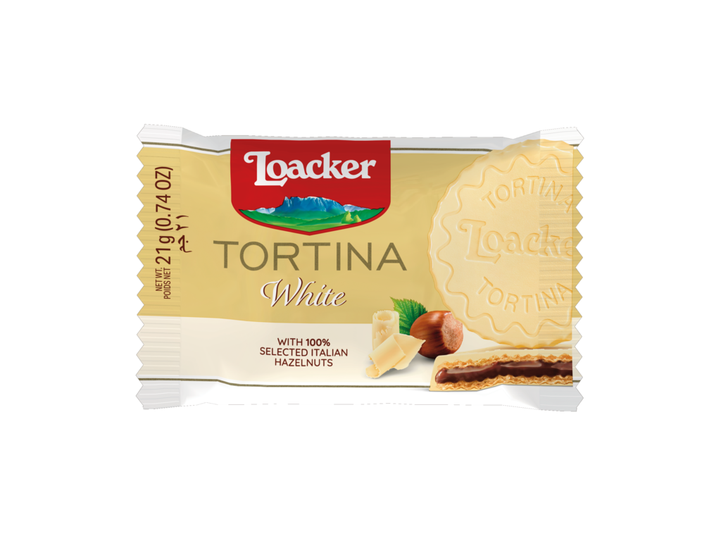 Loacker Tortina أبيض 21g