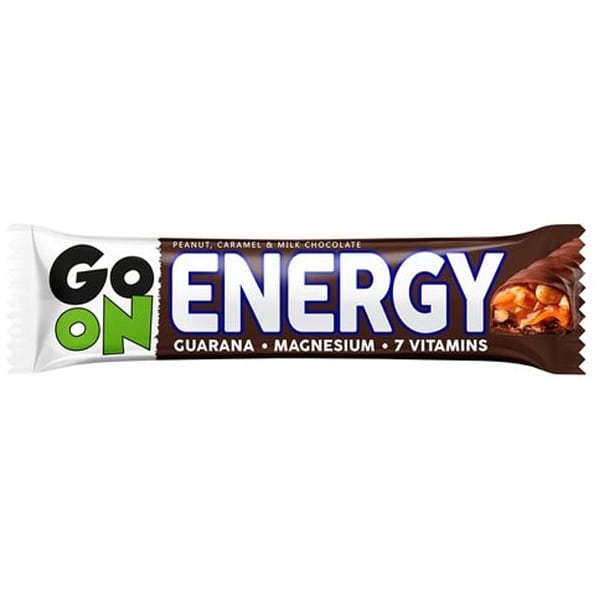 GO ON طاقة فول سوداني كراميل&حليب شوكولاتة 45g