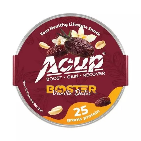 A cup vanilla dates 25g protein