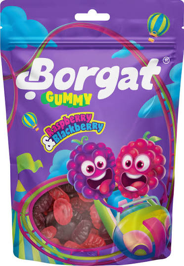 Borgat raspberry and blackberry gummy