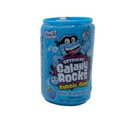 Galaxy rocks فقاعة علكة أزرق توت العليق 60g