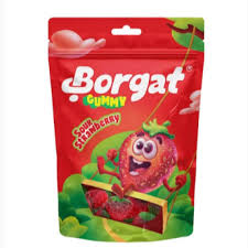BORGAT SOUR STRAWBERRY GUMMY 80g