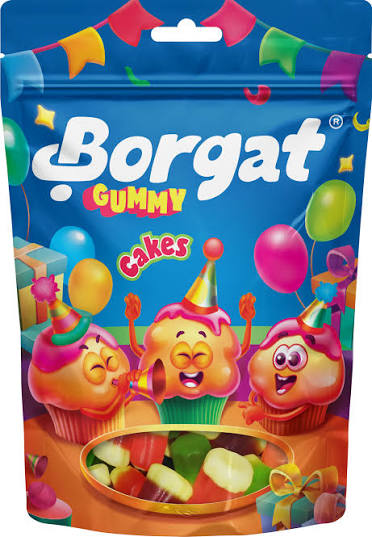 Borgat جيلي cakes 80g