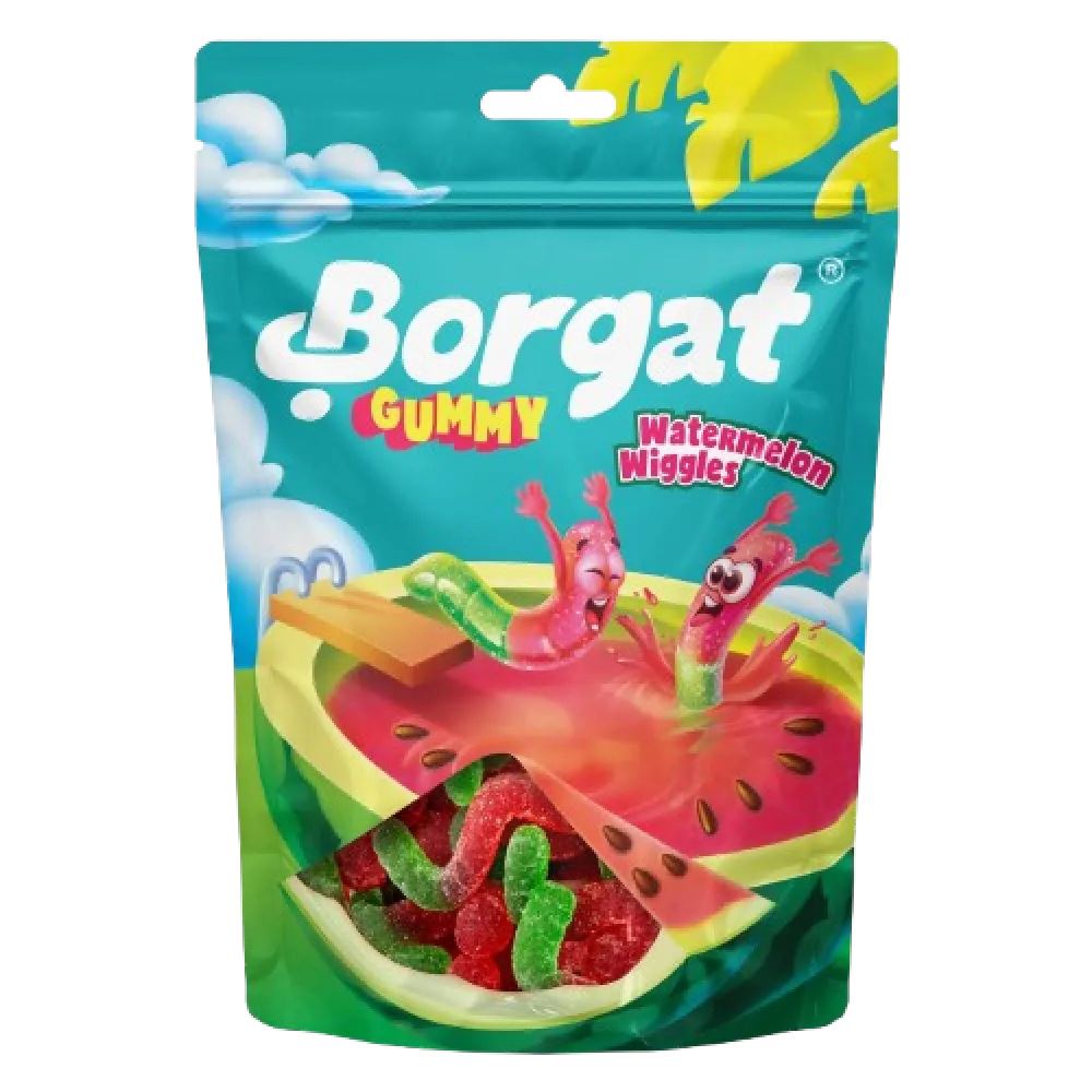 Borgat watermelon wiggles 80g gummy