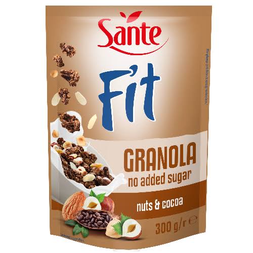 sante لياقة جرانولا بدون added سكر مكسرات&كاكاو 300g