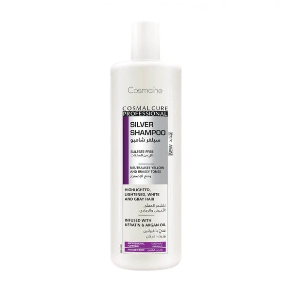 cosmaline silver shampoo sulfate free 500 ml