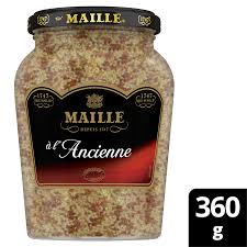MAILLE MOUTARDE ANCIENNE 360G