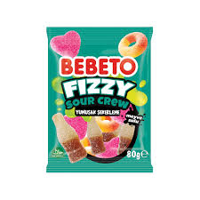 BEBETO FIZZY حامض CREW 80 G