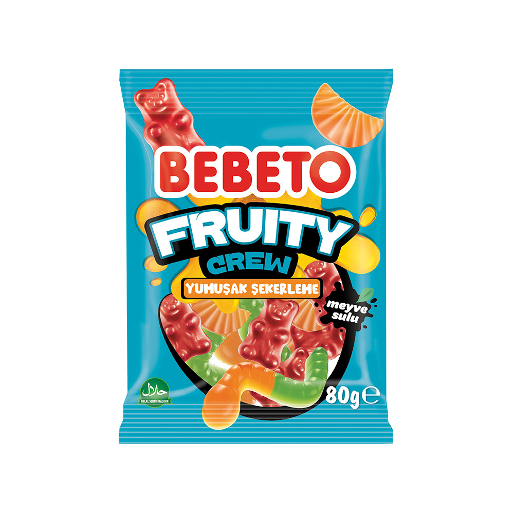 Bebeto fruity crew 80g gummy