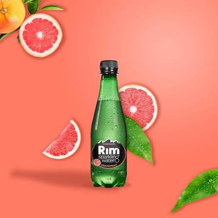 Rim sparkling water grapefruit