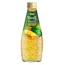Vinut basil seed pineapple juice