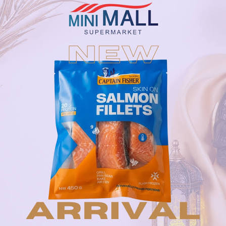 كابتن FISHER سلمون FILLETS 450 G