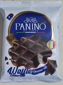Panino waffle cookies dark
