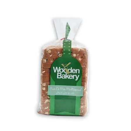 Wooden bakery pain de mie multicereal
