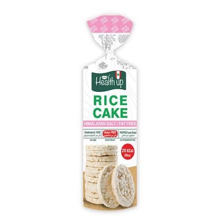 Health up rice cake himalayan salt fat free
