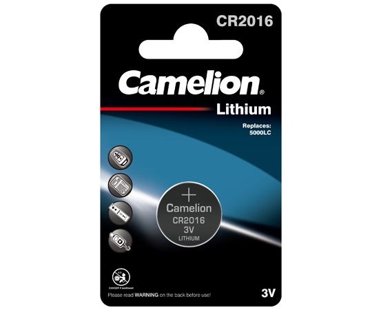 بطاريات كاميلون مدور CR2016 3V