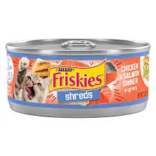 friskies chiken & سلمون dinner في gravy 156 g