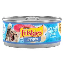 friskies مع ocean أبيض سمك & تونة في صلصة 156 g