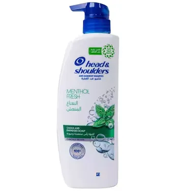 shampoo  head shoulder menthol fresh 500 ml