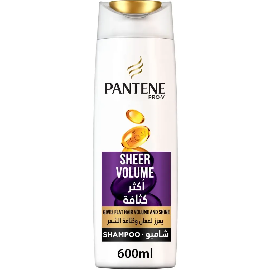 shampoo pantene sheer volume 600ml