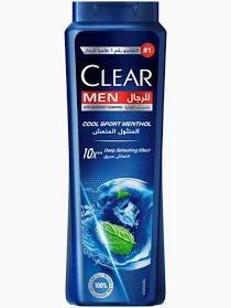 shampoo clear cool sport menthol 600ml