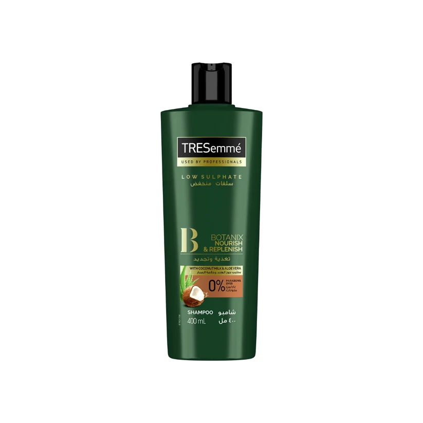 shampoo tresemme coconut oil & alovevera 400ml