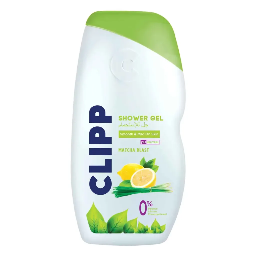 clipp shower gel matcha blast 750ml