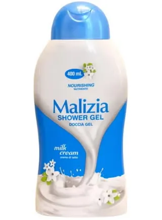 shower gel malizia milk cream 400ml