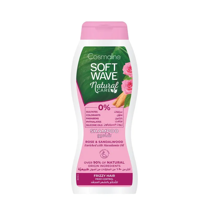 soft wave shampoo rose & sandalwood 400ml