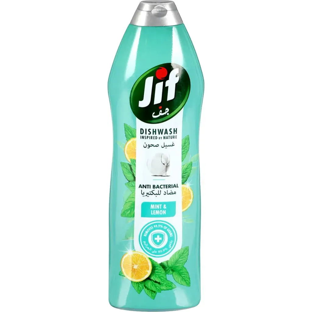 jif dishwash lemon & mint 750ml