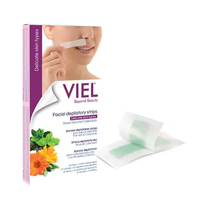 viel facial depilatory strips *20
