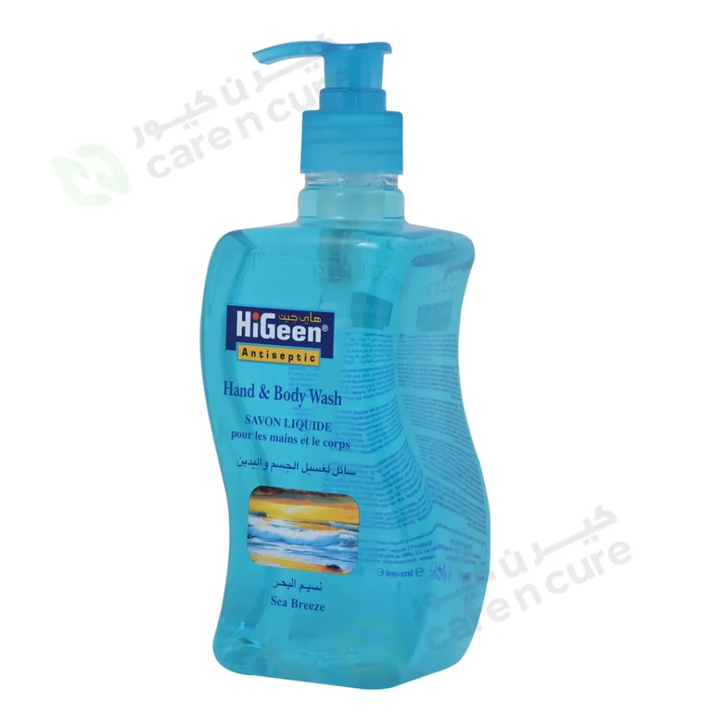 higeen hand & body wash sea breeze 500ml