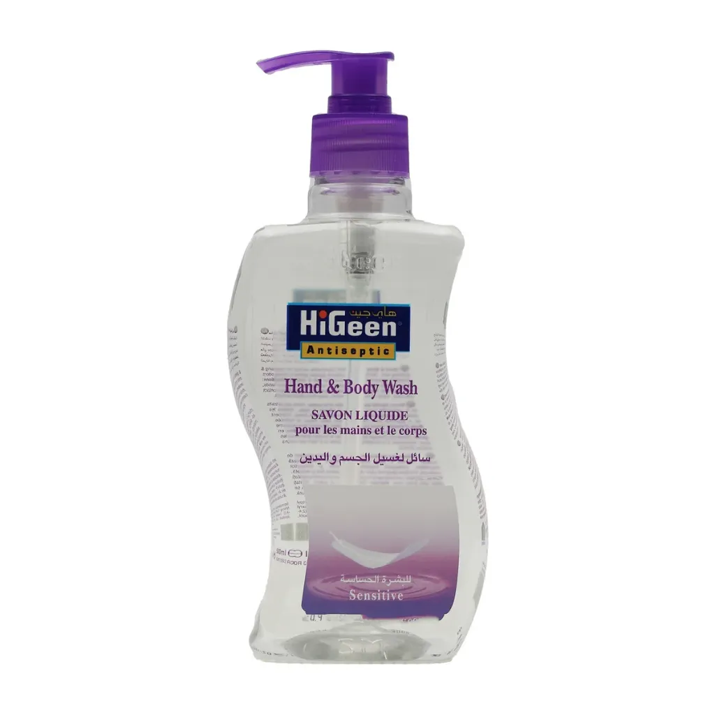 higeen hand & body wash for sensitive skin 500ml