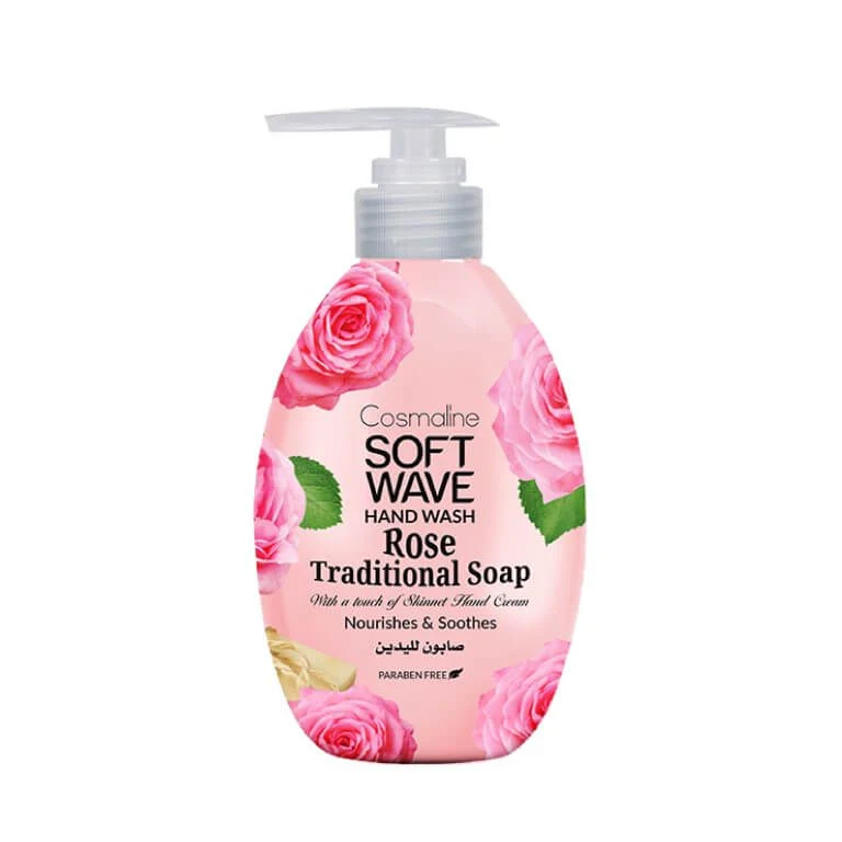soft wave hand wash rose 550ml