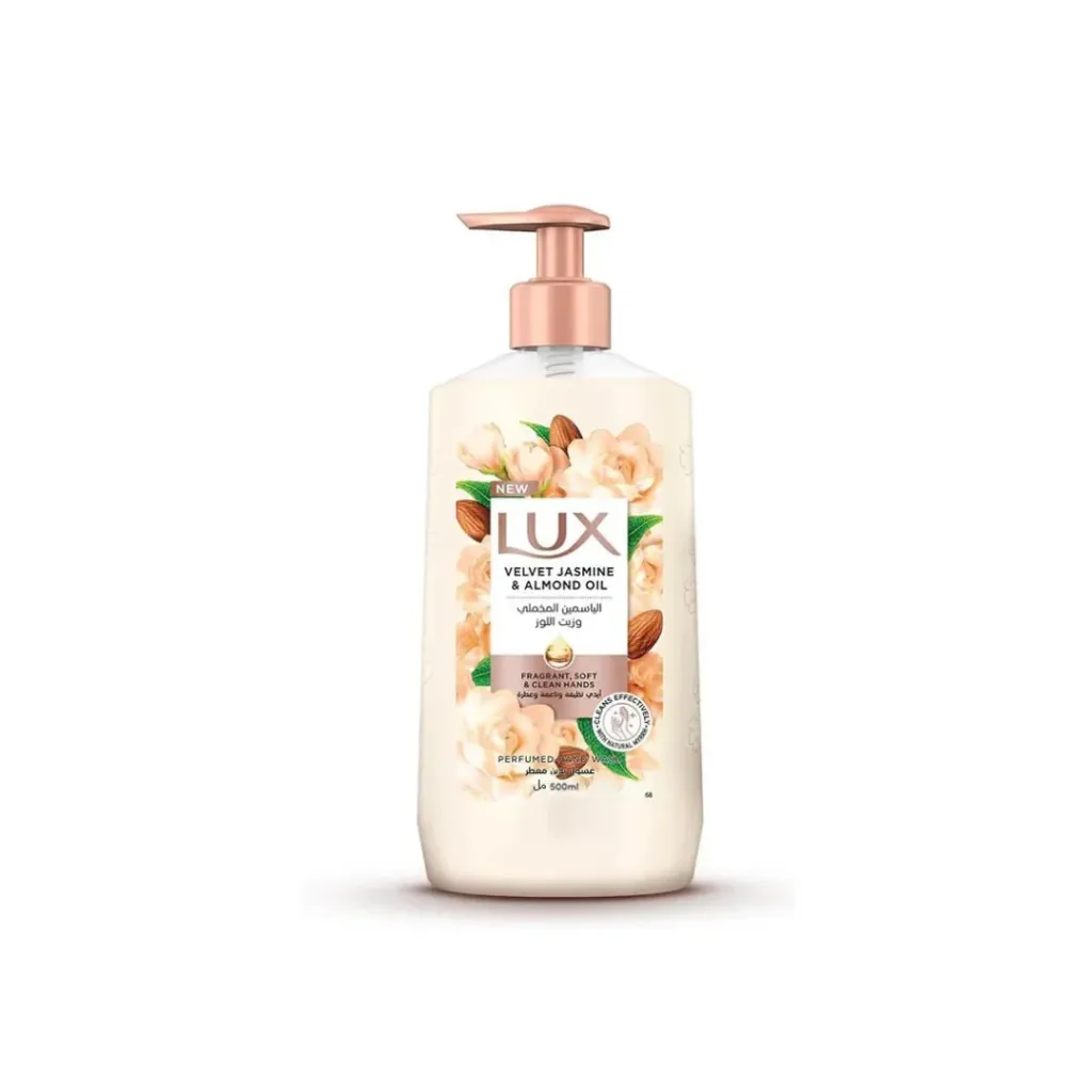 lux hand wash velvet jasmine & almond oil 500ml