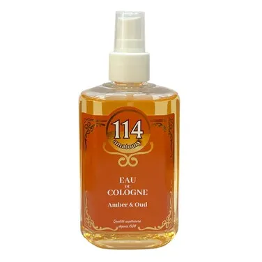 eau de cologne 114 amber & oud 250ml