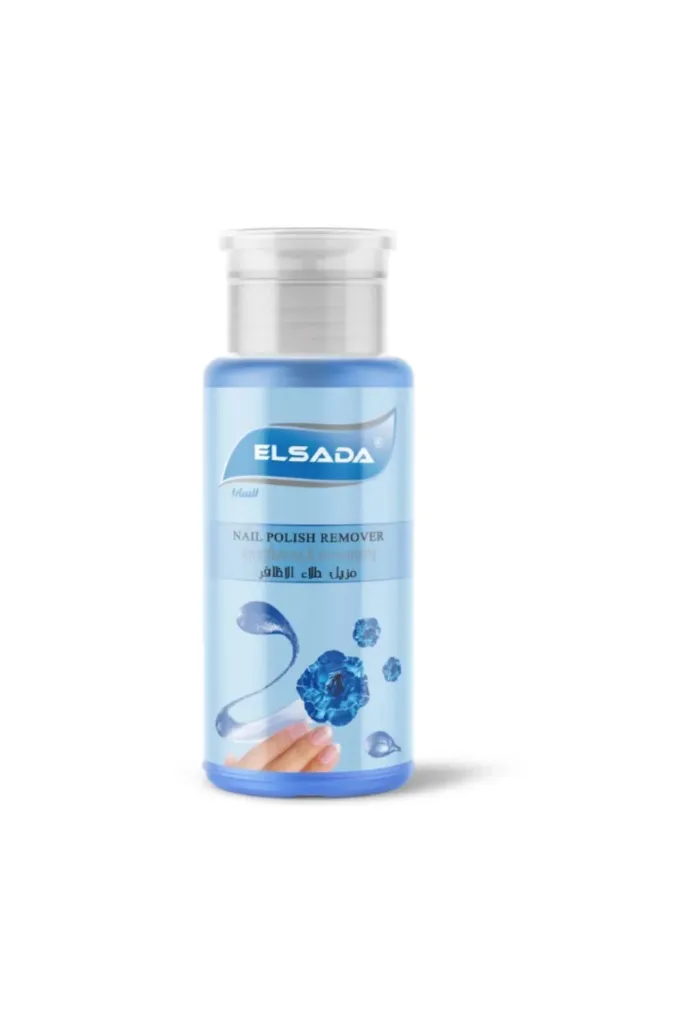 Elsada pump nail polish remover blue