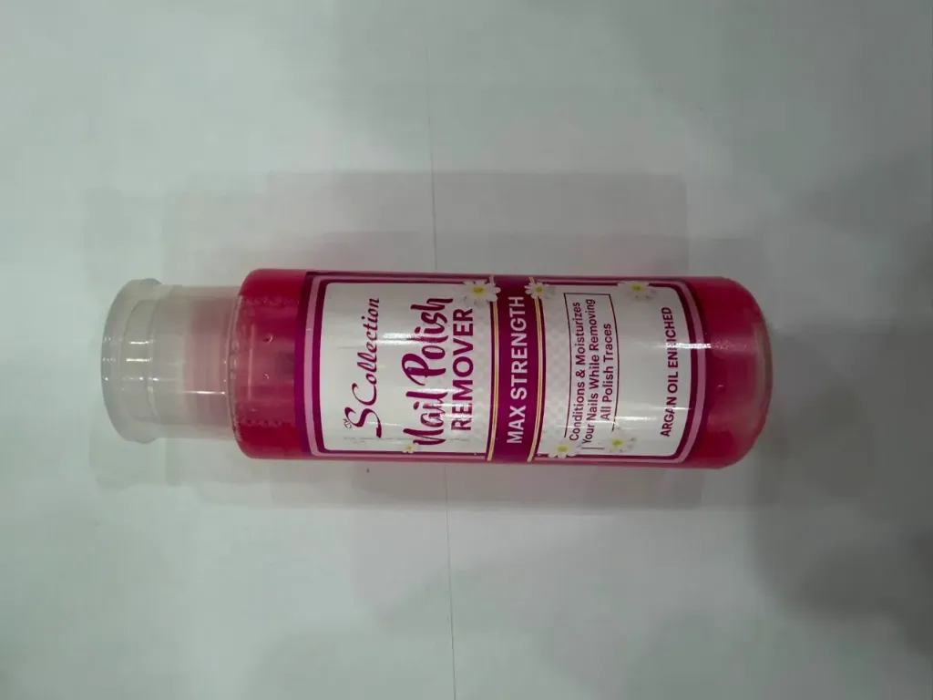 S collection nail polish remover