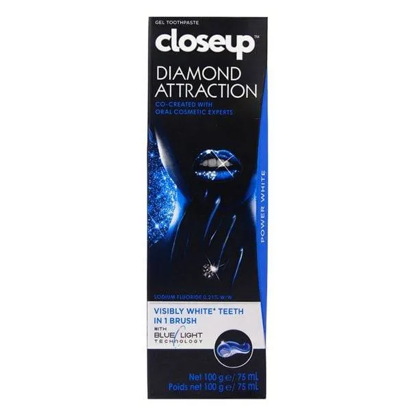 Closeup Diamond Attraction Visibly White Toothpaste 100g