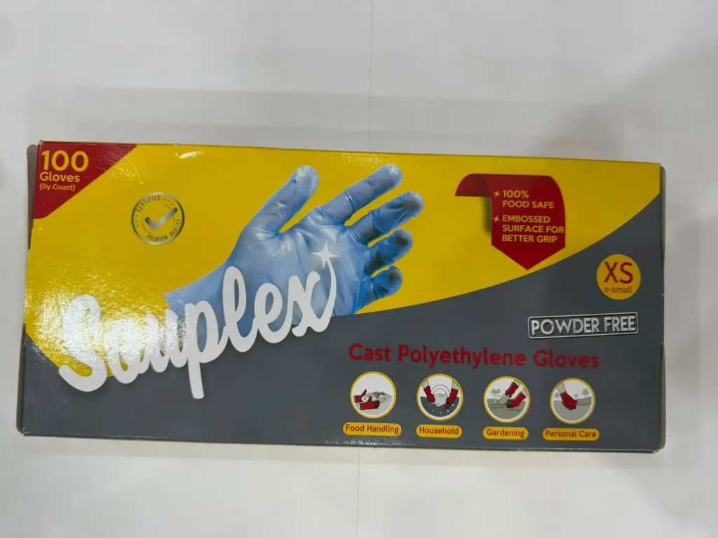 Souplex powder free gloves XS