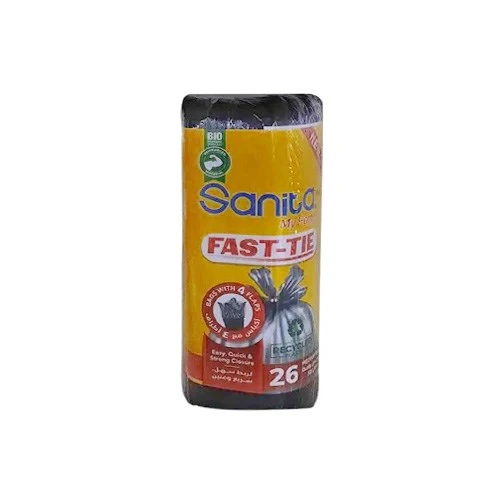 Sanita trash bags fast tie medium