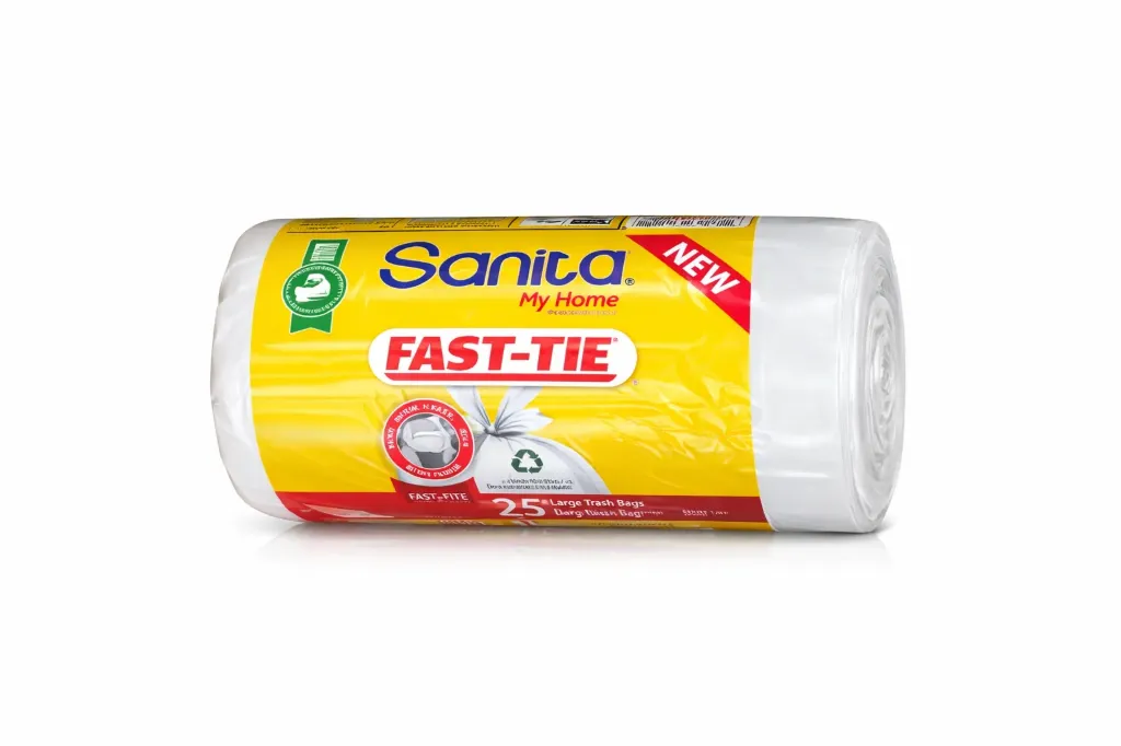 Sanita My home fst tie 26+4 trash bags small
