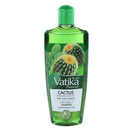 Vatika hair oil cactus hair fall control