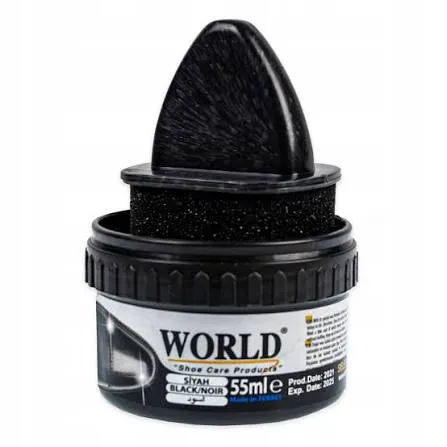World shoe care black