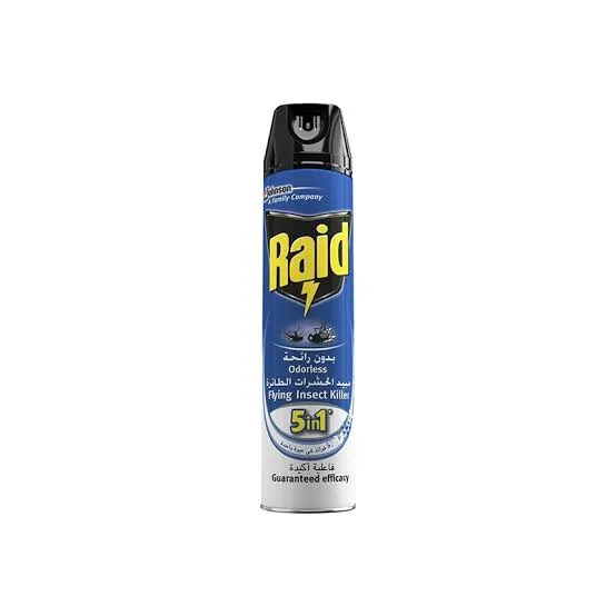 Raid odorless flying insect killer 5in1